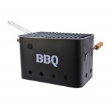 Cumpara ieftin Gratar BBQ, Decoris, 32.5x21x21 cm, metal, negru