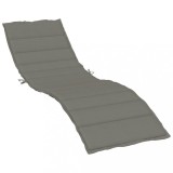 Cumpara ieftin Perna de sezlong, melanj gri inchis, 200x70x4 cm textil