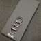 Breloc Auto Audi logo 2 fete accesorii cheie masina cadou pentru detinatori