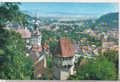 bnk cp Sighisoara - Vedere - uzata foto