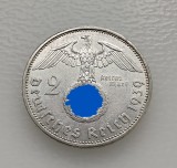Germania - 2 Reichsmark 1939 A - Argint