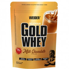 Pudra proteica cu aroma de Milk Chocolate Gold Whey, 500g, Weider