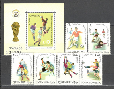 Romania.1981 C.M. de fotbal SPANIA ZR.683 foto