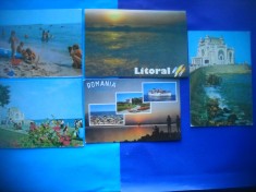 HOPCT LOT NR 775 LITORAL ROMANIA -CT-5 CARTI POSTALE-RSR-CIRCULATE