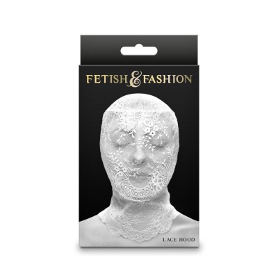 Fetish &amp;amp; Fashion - Lace Hood - White - Alternate Package foto
