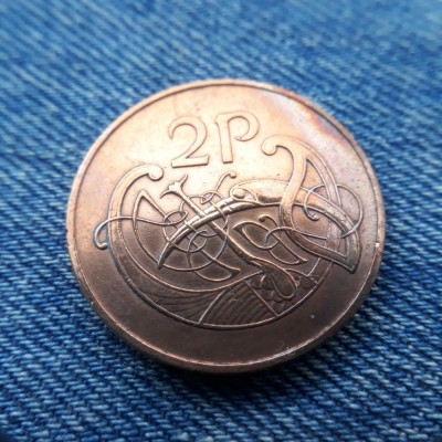 1L - 2 Pence 1971 Irlanda foto