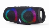 BOXE GEMBIRD portabile bluetooth, RMS: 10W (5W x 2), baterie 1200mAh, microSD, USB, LED light, BT v5.0, 95x105x225mm, 630 grame, black, &quot;SPK-BT-LED-02