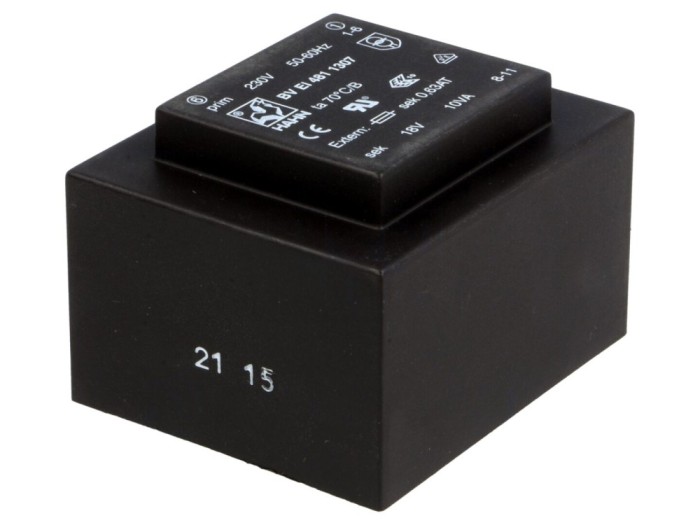 Transformator &icirc;ncapsulat 10VA 18V PCB