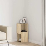 vidaXL Dulap de colț Alb 25,5x25x55cm Lemn compozit 889823