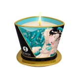 Lum&acirc;nare pentru masaj SHUNGA Sensual - Island Blossoms, cu uleiuri 100% naturale, cu aromă de flori exotice, 170 ml