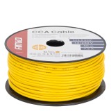 Cablu electric unifilar CCA 1x1.5mm&sup2; galben, 50 m, 12/230V, AMiO