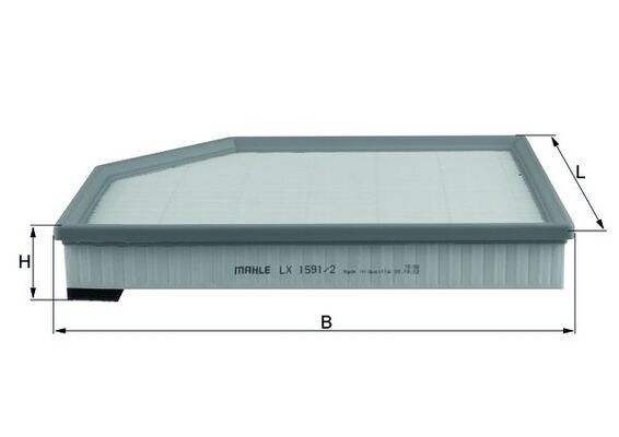 MAHLE LX 1591/2 Filtru aer