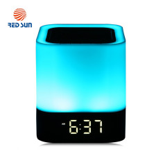 Boxa portabila si lampa Red Sun DY-28 cu touch, ceas alarma si Bluetooth foto