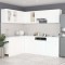 Set dulapuri de bucătărie, Lyon, 11 piese, alb, PAL