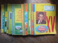 Lot Revista LUMEA 37 NUMERE / 25 NUMERE ANUL 1980 SI 12 NUMERE ANUL 1981