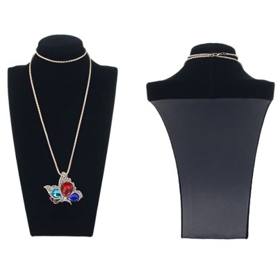 Bust expunere bijuterii - Catifea Neagra - BU2981-XL foto