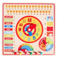 Joc educativ, Ceasul si lunile