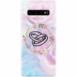 Husa silicon personalizata pentru Samsung Galaxy S10, Rings