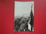 CARTE POSTALA - RPR - VEDERE DIN HUNEDOARA ( indoita )
