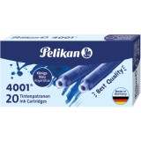 Set 20 patroane, Pelikan, 4001 Cerneala Albastru Royal
