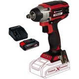 Einhell IMPAXXO 18/230 PXC + Starter Kit - Masina de insurubat cu impact patrat 1/2 inch 230 Nm + Set 1 acumulator si incarcator Li-Ion 18 V 2.5 Ah