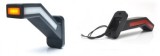 Lampa Gabarit LED Brat Oblic 45&deg; Dreapta W168.1-1165P 12/24V, Alba/Rosie/Galbena, ECE, IP66/68