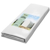 Outsunny P&acirc;nză de Schimb Seră Tunel 6 m&sup2;, p&acirc;nză PE Anti-UV impermeabilă 6 ferestre + Ușă &Icirc;nfășurabilă cu Fermoar Alb | Aosom Romania