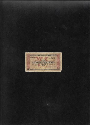 Grecia 5 drahme drachmai 1941 seria273654 foto