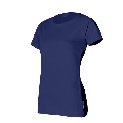 TRICOU BUMBAC (DAMA) / ALBASTRU - 2XL foto