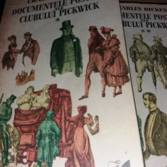 DOCUMENTELE POSTUME ALE CLUBULUI PICKWICK VOL.1-2 - CHARLES DICKENS TD