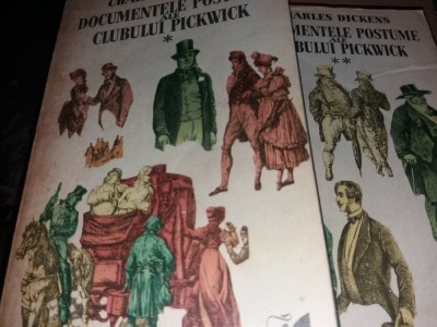 DOCUMENTELE POSTUME ALE CLUBULUI PICKWICK VOL.1-2 - CHARLES DICKENS TD foto