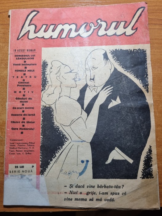 revista umoristica humorul 1948