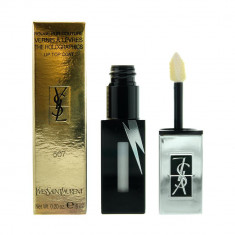 Ruj Yves Saint Laurent Rouge Pur Couture Vernis A Levres The Holographics Lip Top Coat No-507 Holographic White 6 Ml foto