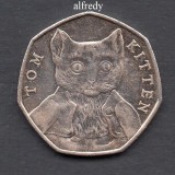Anglia, Marea Britanie, 2017 50 Pence, Comemorativa, Tom Kitten