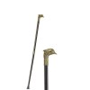Baston din lemn negru cu maner cap de pasare AW-22, Ornamentale