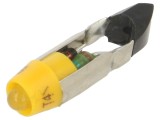 Lampă LED Galbenă T5,5K 3mm 24VDC/24VAC CML INNOVATIVE TECHNOLOGIES 1504135UY3 -20&divide;60&deg;C