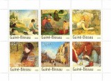 GUINEEA-BISSAU 2003 - Picturi din muzeul Orsay / bloc MNH, Nestampilat