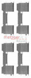 Set accesorii, placute frana PEUGEOT BOXER platou / sasiu (2006 - 2016) METZGER 109-1729