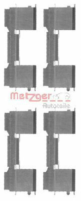 Set accesorii, placute frana PEUGEOT BOXER bus (2006 - 2016) METZGER 109-1729 foto