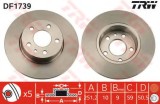 Disc frana ALFA ROMEO 147 (937) (2000 - 2010) TRW DF1739