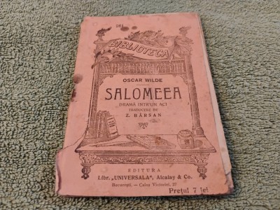 Salomeea. Oscar Wilde foto