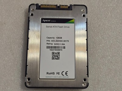 Solid-State Drive (SSD) Apacer 128GB SATA III 2.5&amp;#039;&amp;#039; - teste reale foto
