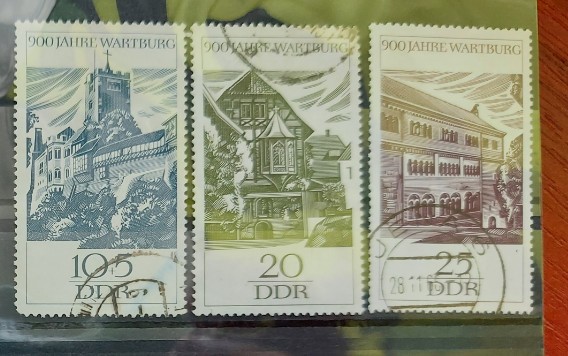 TS21 - Timbre serie DDR 1966 Mi 1233-35