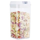 Cutie de Depozitare Alimente, Cyrax, Cutie de Depozitare tip Container pentru Bucatarie, cu Capac, Inchidere Ermetica, Cutie pentru Cereale, 20.5 x 10