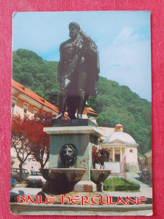 CPIB 23481 CARTE POSTALA - BAILE HERCULANE, STATUIA LUI HERCULES, NECIRCULATA