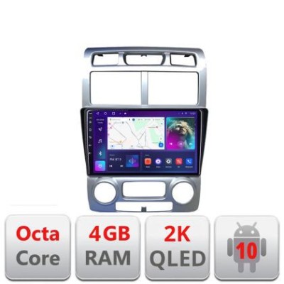 Navigatie Kia Sportage 2005-2007 C-0023 Android Octa Core Ecran 2K QLED GPS 4G 4+32GB 360 KIT-0023+EDT-E409-2K CarStore Technology foto