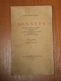 SONNETS par I. GR. PERIETZEANOU 1938