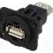 Conector {{Tip conector}}, colier (2 orificii), orificiu pentru &amp;#351;urub conic, pt. montare pe panou, CLIFF - CP30208N