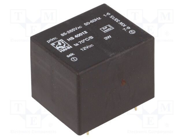Alimentator pulsatoriu &icirc;ncastrat modular 3W 12VDC HAHN