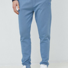 BOSS pantaloni de trening din bumbac CASUAL bărbați, uni 50468448